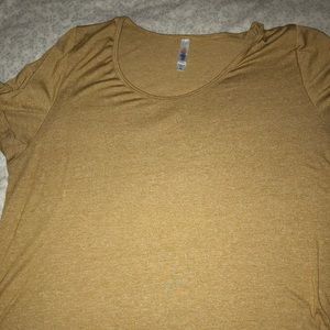 Rare Gold LuLaRoe Classic T